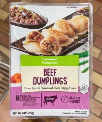SWEET AND SAVORY BULGOGI FLAVOR KOREAN-INSPIRED BEEF DUMPLINGS, SWEET AND SAVORY BULGOGI, BEEF
