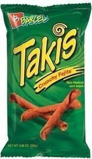 BARCEL, TAKIS, TORTILLA CHIPS, HOT, HOT