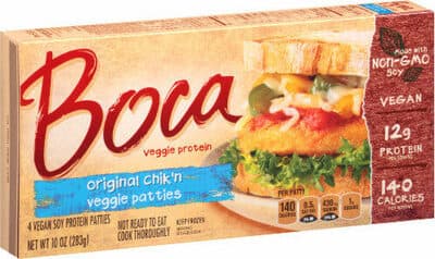 VEGGIE PATTIES, ORIGINAL CHIK'N