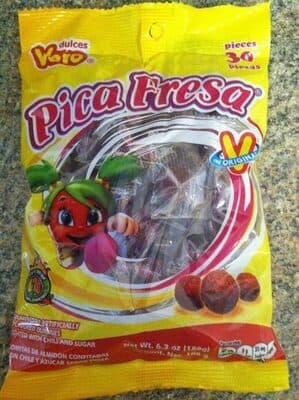 CHILI PEPPER COVERED GUMMY, STRAWBERRY