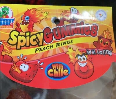 SPICY GUMMIES BEAR CHAMOY WITH CHILE CANDY, SPICY GUMMIES BEAR CHAMOY WITH CHILE