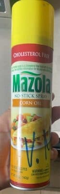 MAZOLA, NO-STICK CORN OIL SPRAY