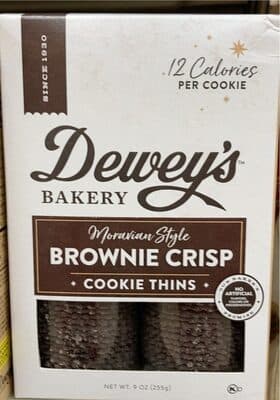 MORAVIAN STYLE COOKIE THINS, BROWNIE CRISP