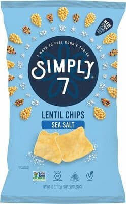 SEA SALT LENTIL CHIPS, SEA SALT