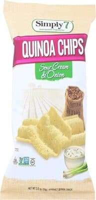 SOUR CREAM & ONION QUINOA CHIPS, SOUR CREAM & ONION