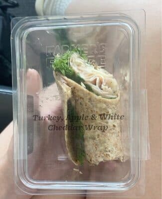 TURKEY, APPLE & WHITE CHEDDAR WRAP, TURKEY, APPLE & WHITE CHEDDAR