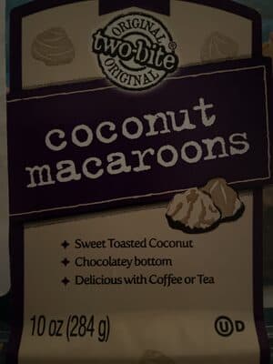 TWO-BITE, COCONUT MACAROONS
