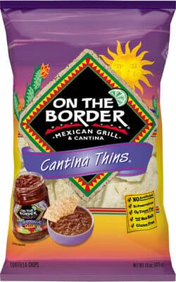CANTINA THINS TORTILLA CHIPS, CANTINA THINS