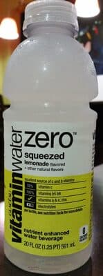 VITAMINWATER, VITAMINWATER ZERO SQUEEZED, LEMONADE