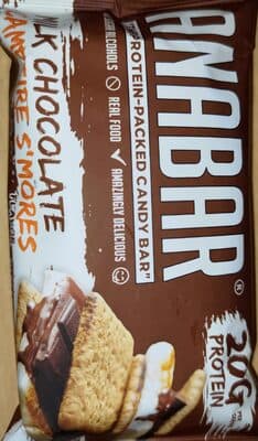 MILK CHOCOLATE CAMPFIRE S'MORES CANDY BAR, MILK CHOCOLATE CAMPFIRE S'MORES