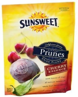 SUNSWEET, PITTED PRUNES, CHERRY ESSENCE