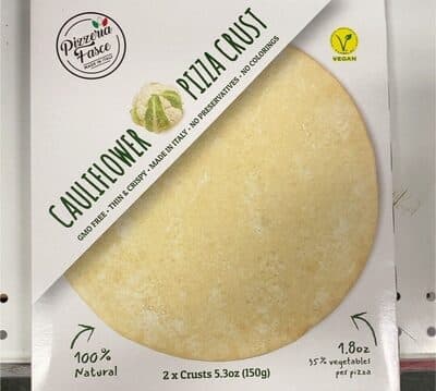 CAULIFLOWER PIZZA CRUST, CAULIFLOWER