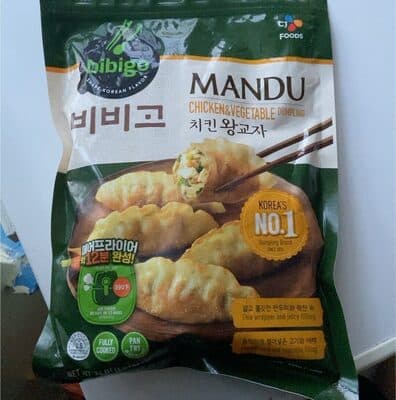 CHICKEN & VEGETABLE MANDU DUMPLING, CHICKEN & VEGETABLE