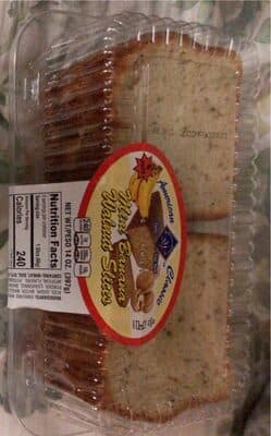 MINI BANANA WALNUT SLICES BREAD, MINI BANANA WALNUT