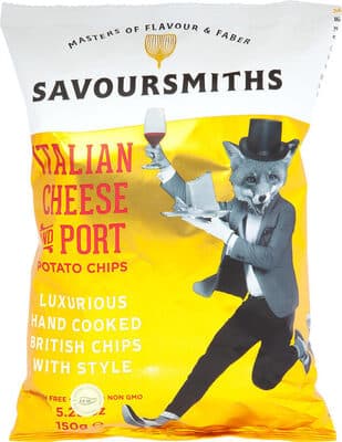 ITALIAN CHEESE AND PORT POTATO CHIPS