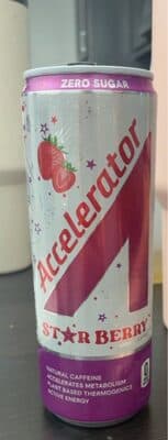 STAR BERRY ACCELERATOR ACTIVE ENERGY DRINK, STAR BERRY