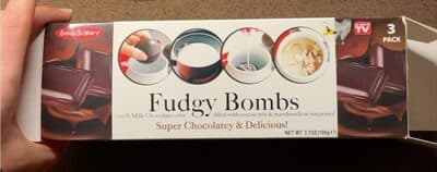 100% MILK CHOCOLATE ORBS FILLED WITH COCOA MIX & MARSHMALLOW FUDGY BOMBS