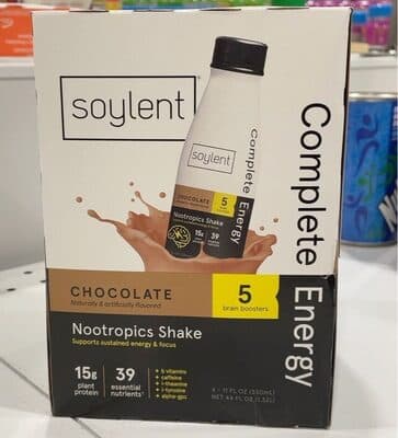 NOOTROPICS SHAKE, CHOCOLATE, CHOCOLATE