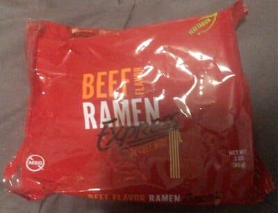 BEEF FLAVOR RAMEN, BEEF