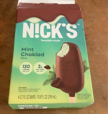 SWEDISH-STYLE MINT CHOKLAD FLAVOR FROZEN DESSERT