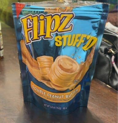 DOUBLE PEANUT BUTTER FILLED PRETZELS, DOUBLE PEANUT BUTTER