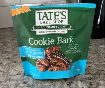 MILK CHOCOLATE WITH WHITE CHOCOLATE COOKIE BARK, MILK CHOCOLATE WITH WHITE CHOCOLATE
