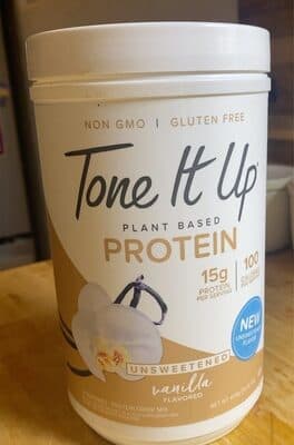 UNSWEETENED VANILLA FLAVORED PLANT BASED PROTEIN DRINK MIX