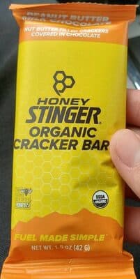 PEANUT BUTTER MILK CHOCOLATE ORGANIC CRACKER BAR, PEANUT BUTTER MILK CHOCOLATE