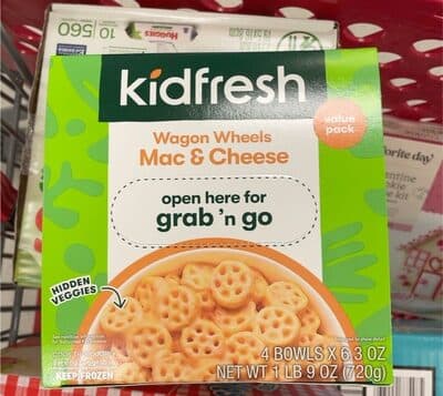 MAC & CHEESE WAGON WHEELS, MAC & CHEESE
