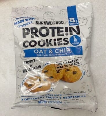 OAT & CHIP PROTEIN COOKIES, OAT & CHIP