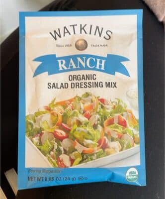 RANCH ORGANIC SALAD DRESSING MIX, RANCH