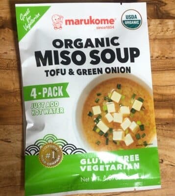 TOFU & GREEN ONION ORGANIC MISO SOUP, TOFU & GREEN ONION