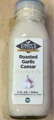 ROASTED GARLIC CAESAR DRESSING & DIP, ROASTED GARLIC CAESAR