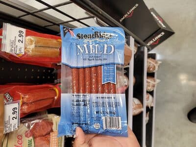 MILD PORK & BEEF SNACK STICKS, MILD