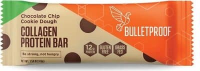 CHOCOLATE CHIP COOKIE DOUGH COLLAGEN PROTEIN BAR, CHOCOLATE CHIP COOKIE DOUGH