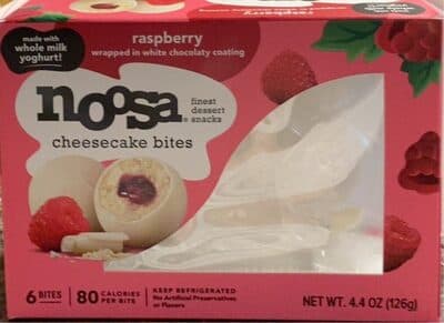 RASPBERRY WRAPPED IN WHITE CHOCOLATY COATING FINEST DESSERT SNACKS CHEESECAKE BITES, RASPBERRY WRAPPED IN WHITE CHOCOLATY COATING