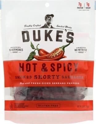 HOT & SPICY SMOKED SHORTY SAUSAGES