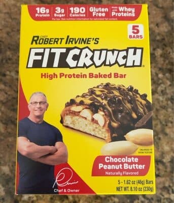 CHOCOLATE PEANUT BUTTER HIGH PROTEIN BAKED BARS, CHOCOLATE PEANUT BUTTER