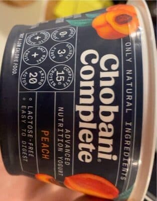 PEACH 2% MILK FAT LOW-FAT GREEK YOGURT, PEACH