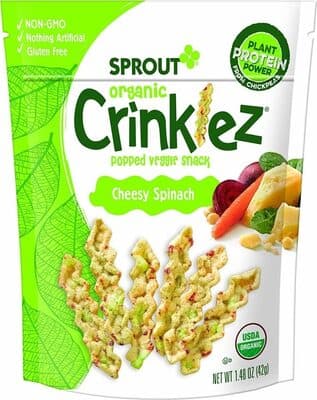 ORGANIC CRINKLEZ POPPED VEGGIE SNACK