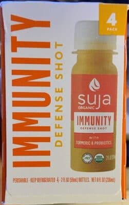 IMMUNITY DEFENSE SHOTS WITH TURMERIC & PROBIOTICS, TURMERIC & PROBIOTICS