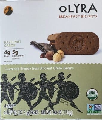HAZELNUT CAROB BREAKFAST BISCUITS, HAZELNUT CAROB