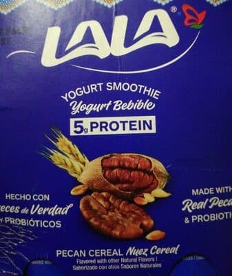 PECAN CEREAL YOGURT SMOOTHIE WITH PROBIOTICS, PECAN CEREAL