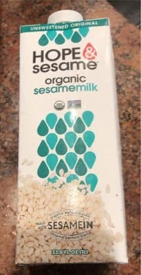 UNSWEETENED ORIGINAL ORGANIC SESAMEMILK