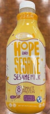 UNSWEETENED VANILLA! SESAMEMILK, UNSWEETENED VANILLA!