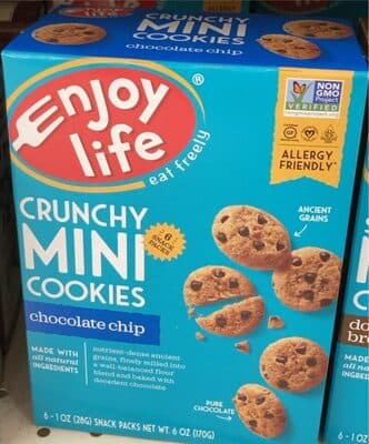 CHOCOLATE CHIP CRUNCHY MINI COOKIES