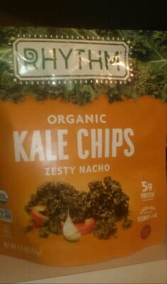 RHYTHM SUPERFOODS, KALE CHIPS, ZESTY NACHO