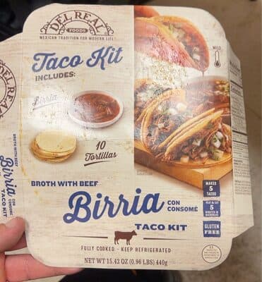 BROTH WITH BEEF BIRRIA TACO KIT