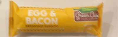 EGG & BACON BREAKFAST BURRITO, EGG & BACON