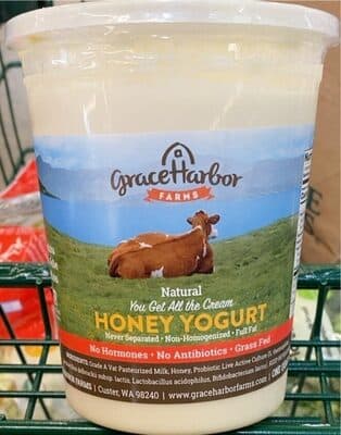 NATURAL GUERNSEY YOGURT, HONEY